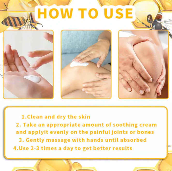 🎁Flash Sale - Botulinum Toxin & Bee Venom Pain-Relief Bone Healing Cream 🐝💎