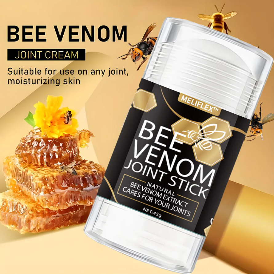 MELIFLEX™ Bee Venom Joint Cream: Gentle for Sensitive Skin, Safe Pain & Inflammation Relief