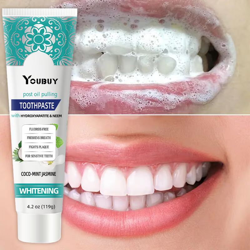 ✨HOT SALE💕GuruNanda Non Fluoride, Hydroxyapatite, Whitening Toothpaste