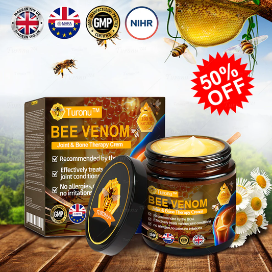 ✅Official Store: Bee-Venom Pain-Relief Bone Healing Cream✅( BOA Approved)(🔥𝑳𝒂𝒔𝒕 𝒅𝒂𝒚 𝒑𝒓𝒐𝒎𝒐𝒕𝒊𝒐𝒏 50% 𝒐𝒇𝒇)🍀