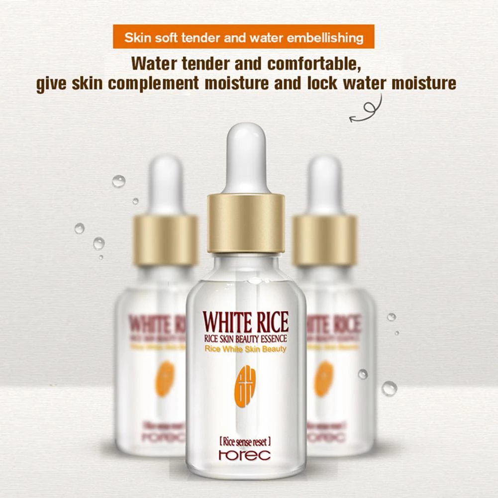 Collagen White Rice Face Serum Hyaluronic Acid Essence