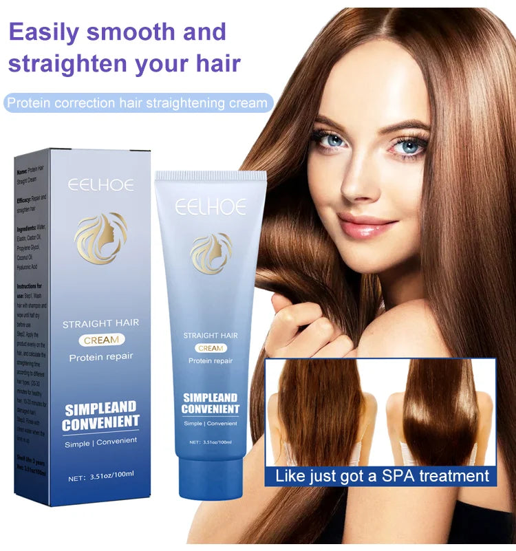 Protein correction hair straightening cream