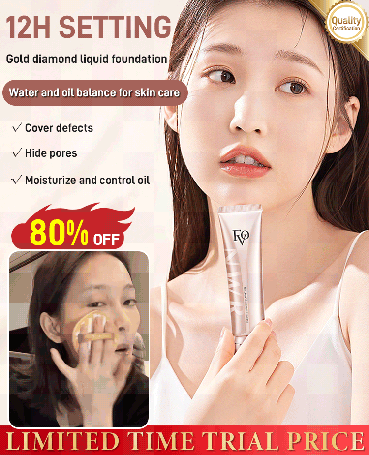 Long-lasting diamond setting foundation liquid