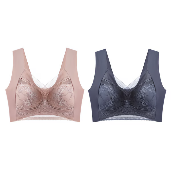 🔥Women’s Lace Silk Push Up Bra