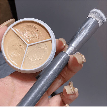 đTri-color concealer - Moisturizing and long-lastingđŠ