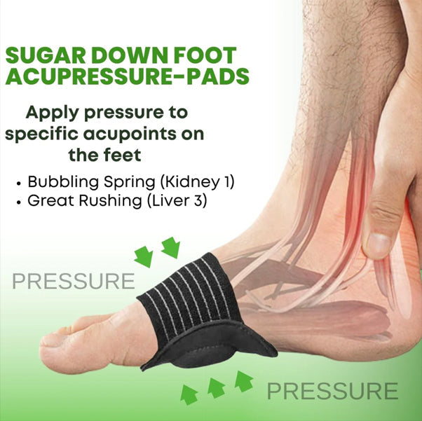 Sugar Down Foot Acupressure-Pads