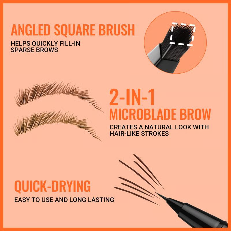 ✨ 4D Brow Pen – For Natural, All-Day Eyebrow & Eyeliner Perfection! 💁♀
