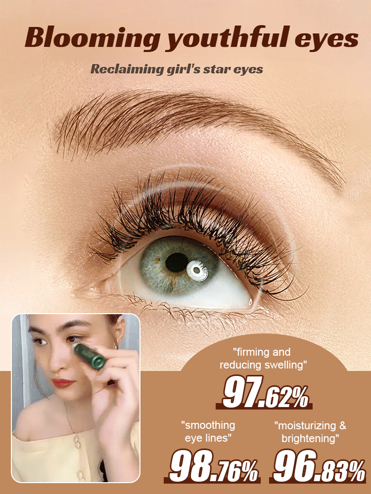 Mint essence lightens fine lines and moisturizes eye roller cream