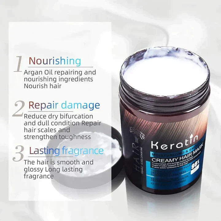 KERATIN CREAM HAIR MASK FOR DAMAGED FRIZZY HAIRS (GIRLS/BOYS) BUY 1 GET 1 FREE
