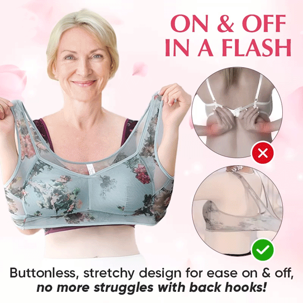 🔥LAST DAY BUY 1 GET 2 FREE PACKS🔥Comfortable lace bra without buttons