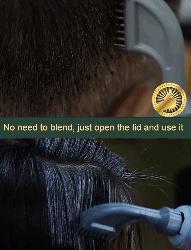 Hair dye cream with comb,combing your hair is dyeing your hair