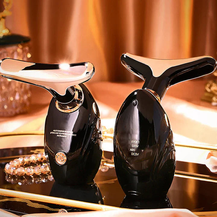 Multidimensional firming facial massager