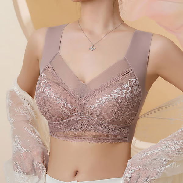 🔥Women’s Lace Silk Push Up Bra