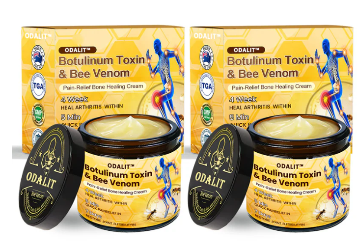 🎁Flash Sale - Botulinum Toxin & Bee Venom Pain-Relief Bone Healing Cream 🐝💎