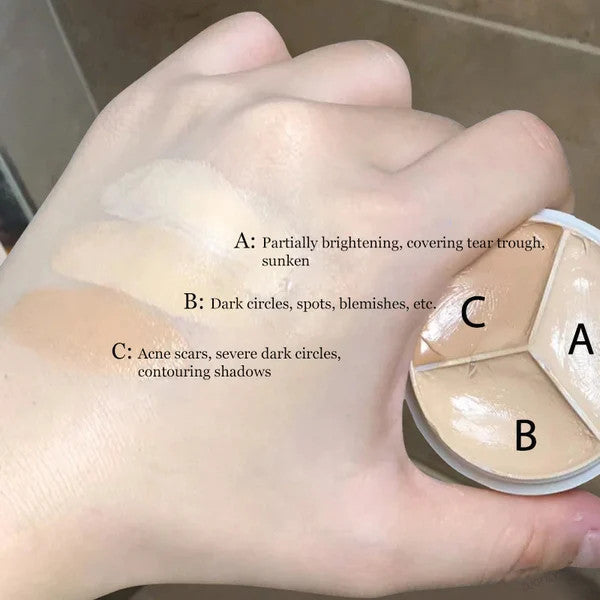 3-In-1 Contouring And Brighten Concealer Paletteđ„BUY 2 GET 1 FREE (3PCS) TODAY ONLY đ„