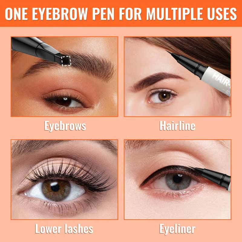✨ 4D Brow Pen – For Natural, All-Day Eyebrow & Eyeliner Perfection! 💁♀