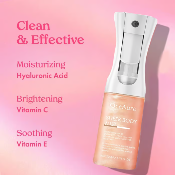 🎉BUY 2 GET 1 FREE🔥☀️Sheer Body Mist Sunscreen-SPF 42 - 6.8 oz 🌊