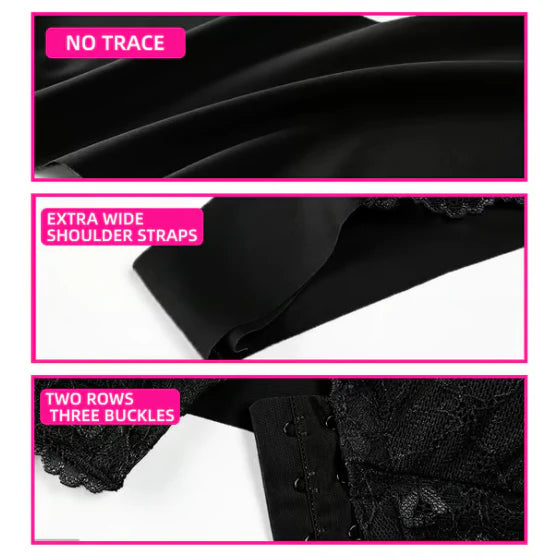 Bra For Women Front Closure 5D Beauty Back Sports Comfy Bra