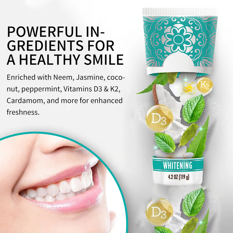 ✨HOT SALE💕GuruNanda Non Fluoride, Hydroxyapatite, Whitening Toothpaste