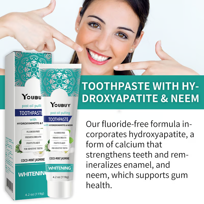 ✨HOT SALE💕GuruNanda Non Fluoride, Hydroxyapatite, Whitening Toothpaste