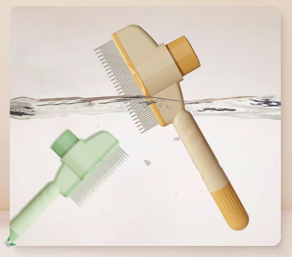 🔥Self-cleaning Pet Flea Comb Grooming Brush