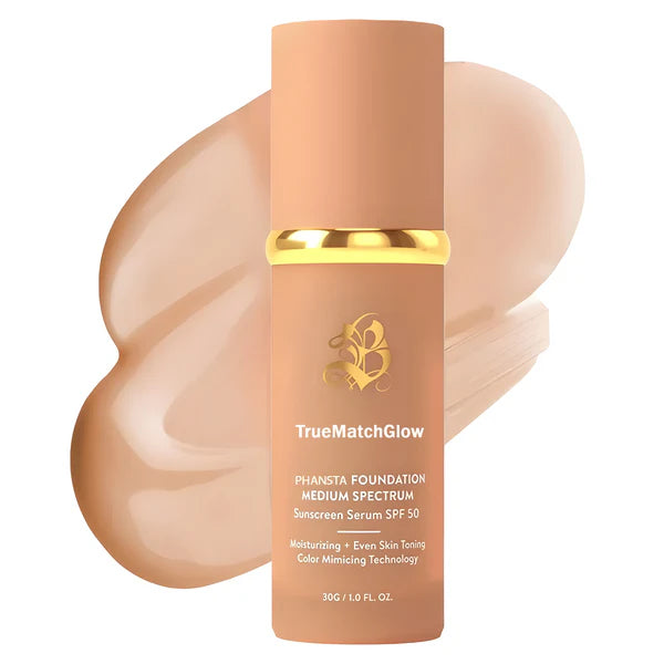 TrueMatchGlow™ Colour Changing Foundation - The Foundation That Finds Your Shade 🎀