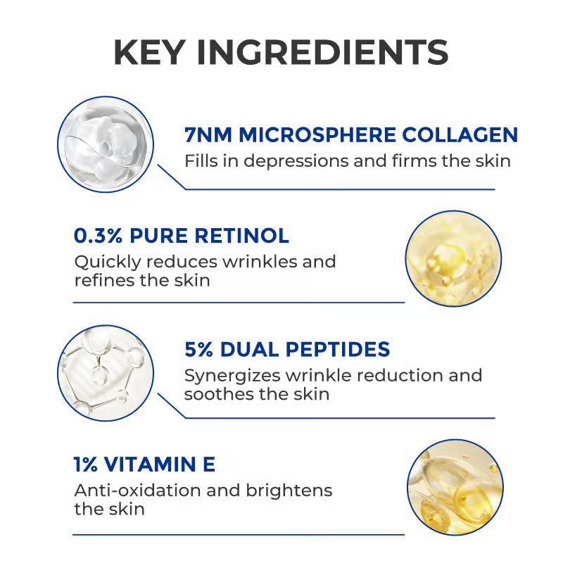 💥Retinol & Peptide Anti-Aging Wrinkle Serum, Brightening Serum for Fine Lines