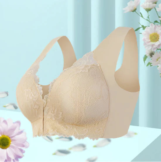 Bra For Women Front Closure 5D Beauty Back Sports Comfy Bra