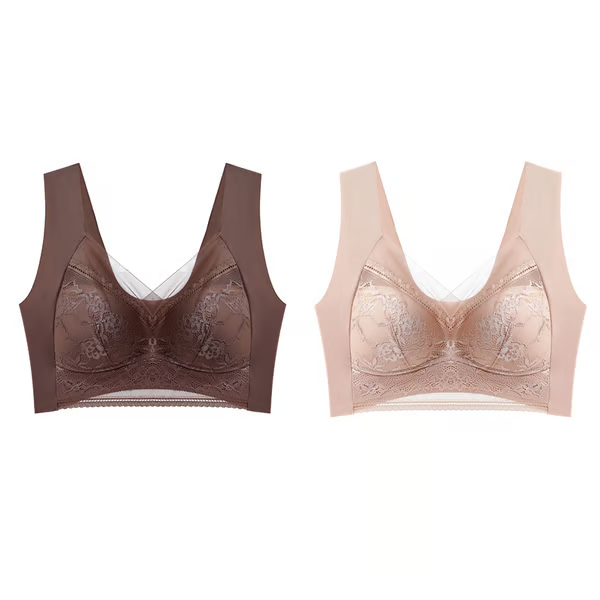 🔥Women’s Lace Silk Push Up Bra