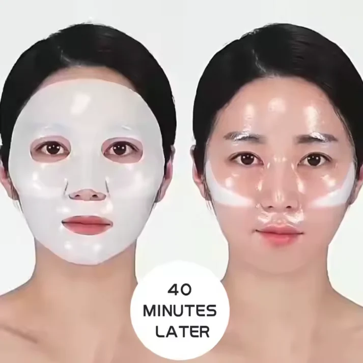 🔥Pack of Collagen Facial Mask – Compressed Anti-Aging, Hydrating & Firming Sheet Mask (Travel Size)