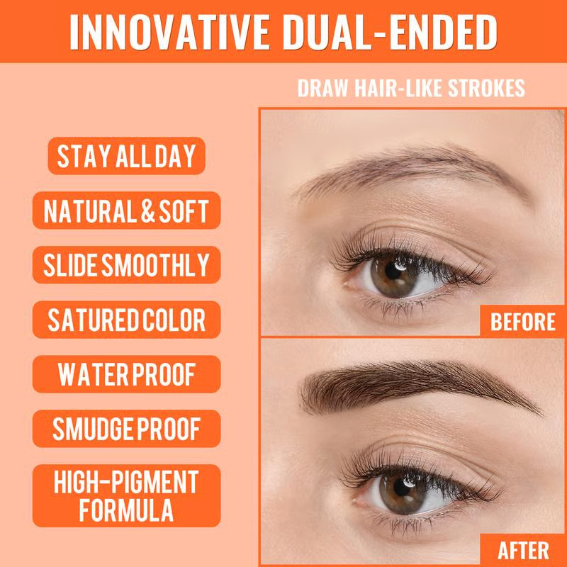 ✨ 4D Brow Pen – For Natural, All-Day Eyebrow & Eyeliner Perfection! 💁♀