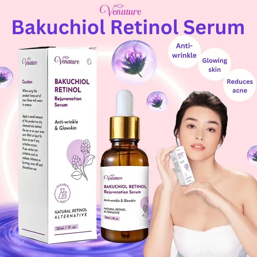 đĽLast Day Promotion 50%OFF- âŁď¸ Venature⢠Bakuchiol Retinol Rejuvenation Serum