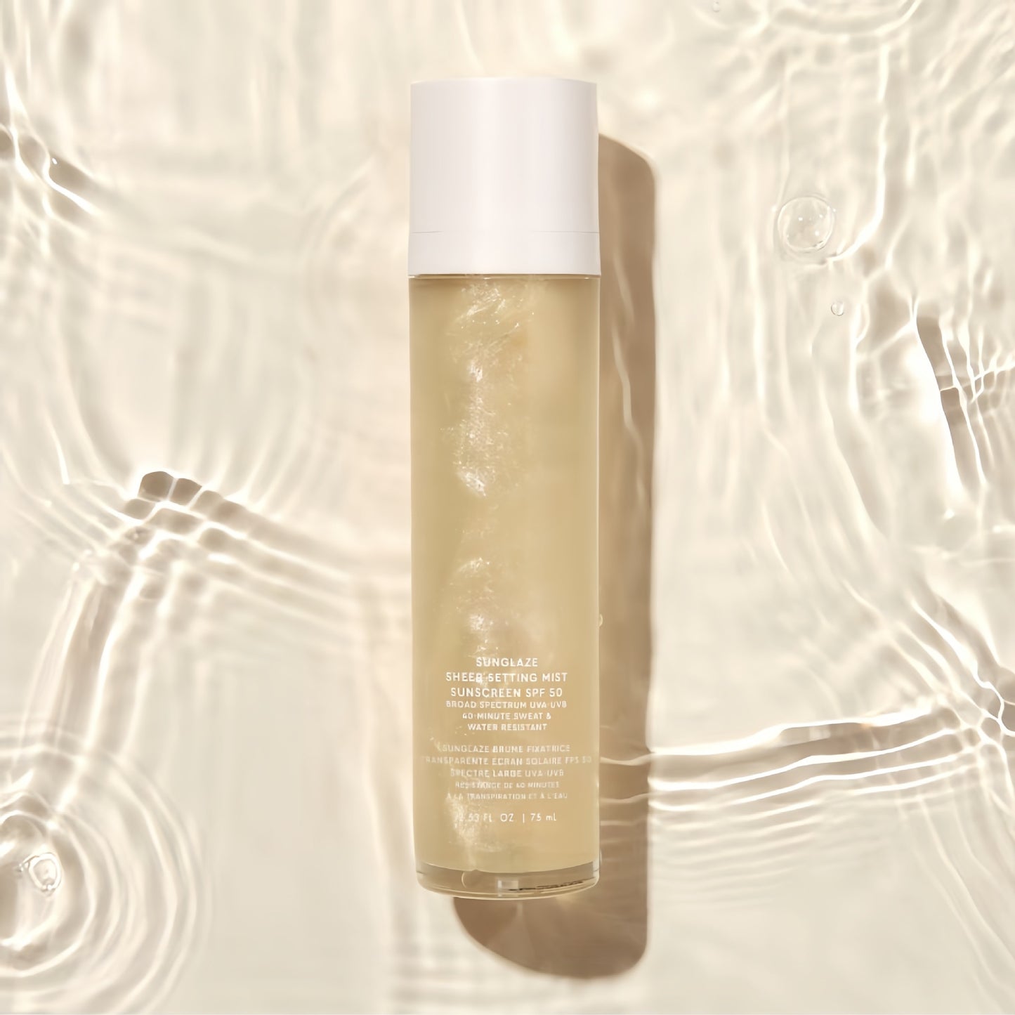 🏆️Sunglaze Setting Mist – Sheer SPF 50 ☀️💦