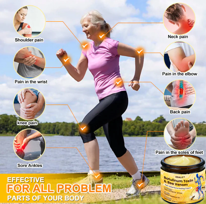 🎁Flash Sale - Botulinum Toxin & Bee Venom Pain-Relief Bone Healing Cream 🐝💎