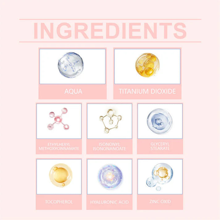 Portable Highly Effective Whitening Sunscreen