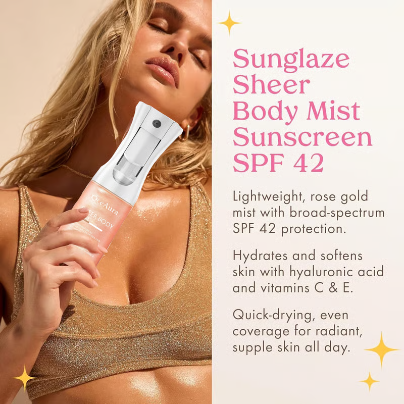 🎉BUY 2 GET 1 FREE🔥☀️Sheer Body Mist Sunscreen-SPF 42 - 6.8 oz 🌊