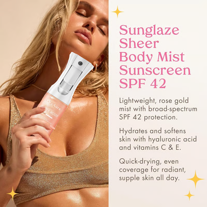 🎉BUY 2 GET 1 FREE🔥☀️Sheer Body Mist Sunscreen-SPF 42 - 6.8 oz 🌊