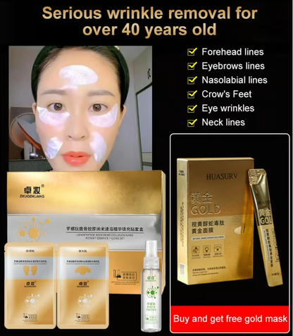 [20 years younger after use] Spiral Peptide Deer Bone Collagen Essence Kit