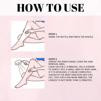 Smooth as Honey: Mousse Hair Removal Spray