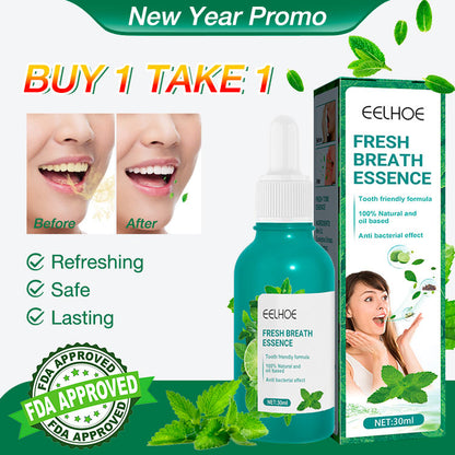 Buy 1 Get 1 - Natural Fresh Breath Oral Care Essence