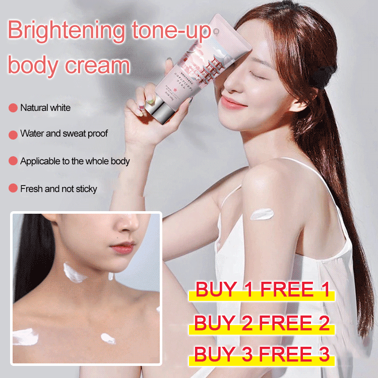 Brightening tone-up body cream