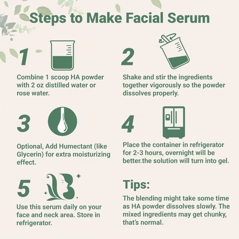 🔥LAST DAY 49%OFF🔥Micro Hyaluronic Acid Powder, DIY Facial Serum, Skin Hydration Care Formula