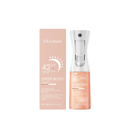 🎉BUY 2 GET 1 FREE🔥☀️Sheer Body Mist Sunscreen-SPF 42 - 6.8 oz 🌊