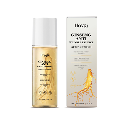 [Hoygi]Natural Ginseng Anti-Aging Hydrating Essence Water – 100% Wild Ginseng from Himalayas, Deep Moisture & Wrinkle Care for All Skin Types Firming Skincare Serums Moisturizer Gentle