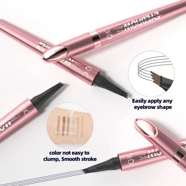 🎁Last Day Buy 1 Get 1 Free✨Waterproof Micro-Fork Eyebrow Pencil, Long-Lasting Brow Pen for Natural Hair-Like Strokes