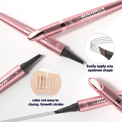 🎁Last Day Buy 1 Get 1 Free✨Waterproof Micro-Fork Eyebrow Pencil, Long-Lasting Brow Pen for Natural Hair-Like Strokes