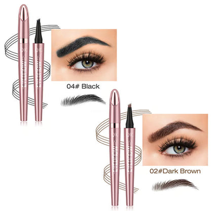 🎁Last Day Buy 1 Get 1 Free✨Waterproof Micro-Fork Eyebrow Pencil, Long-Lasting Brow Pen for Natural Hair-Like Strokes