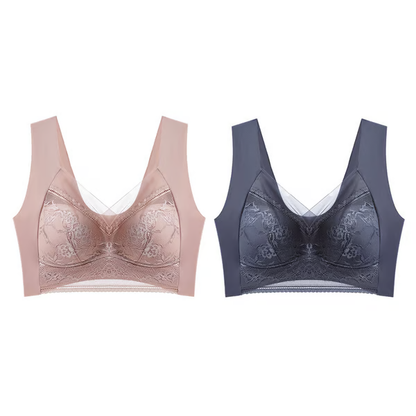 🔥Women’s Lace Silk Push Up Bra