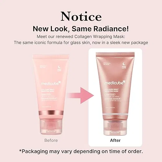 🌙 Buy 1 Get 1 FREE ✨ Overnight Collagen Face Mask – Wake Up to Glowing Skin! 💖💤
