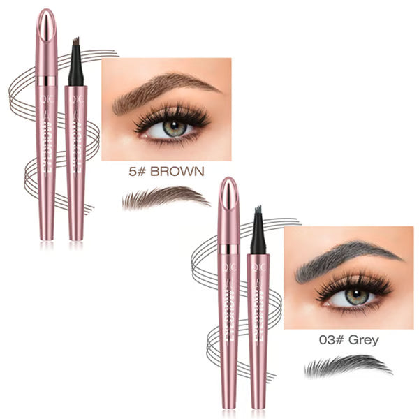 🎁Last Day Buy 1 Get 1 Free✨Waterproof Micro-Fork Eyebrow Pencil, Long-Lasting Brow Pen for Natural Hair-Like Strokes